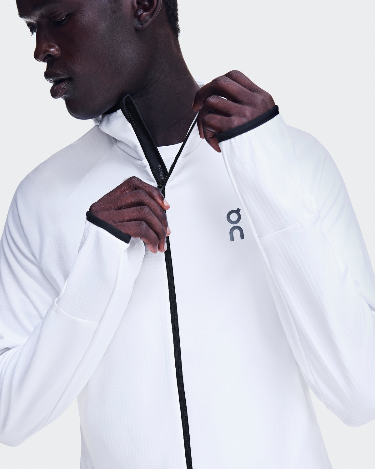 On Climate Zip Hoodie White