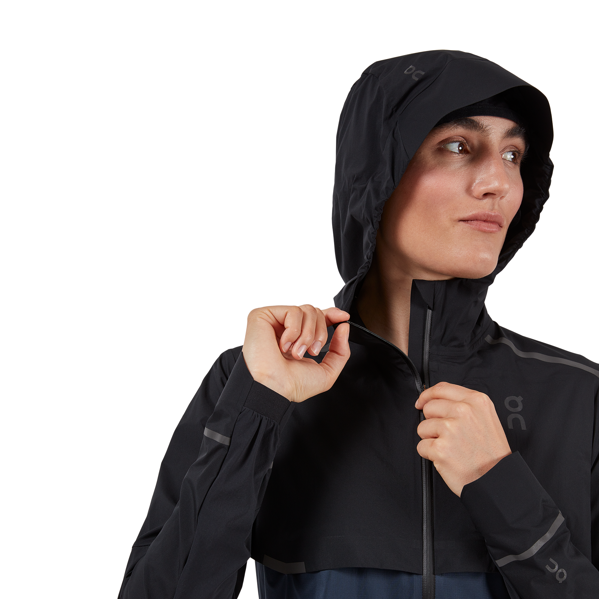On Weather Jacket Black | Navy (Women'S)