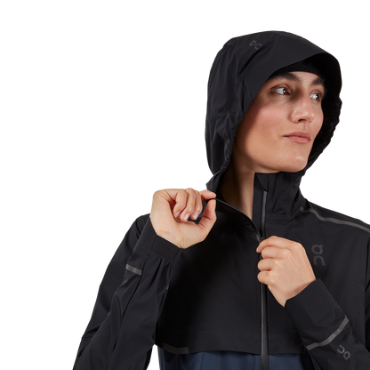 On Weather Jacket Black | Navy (Women'S)