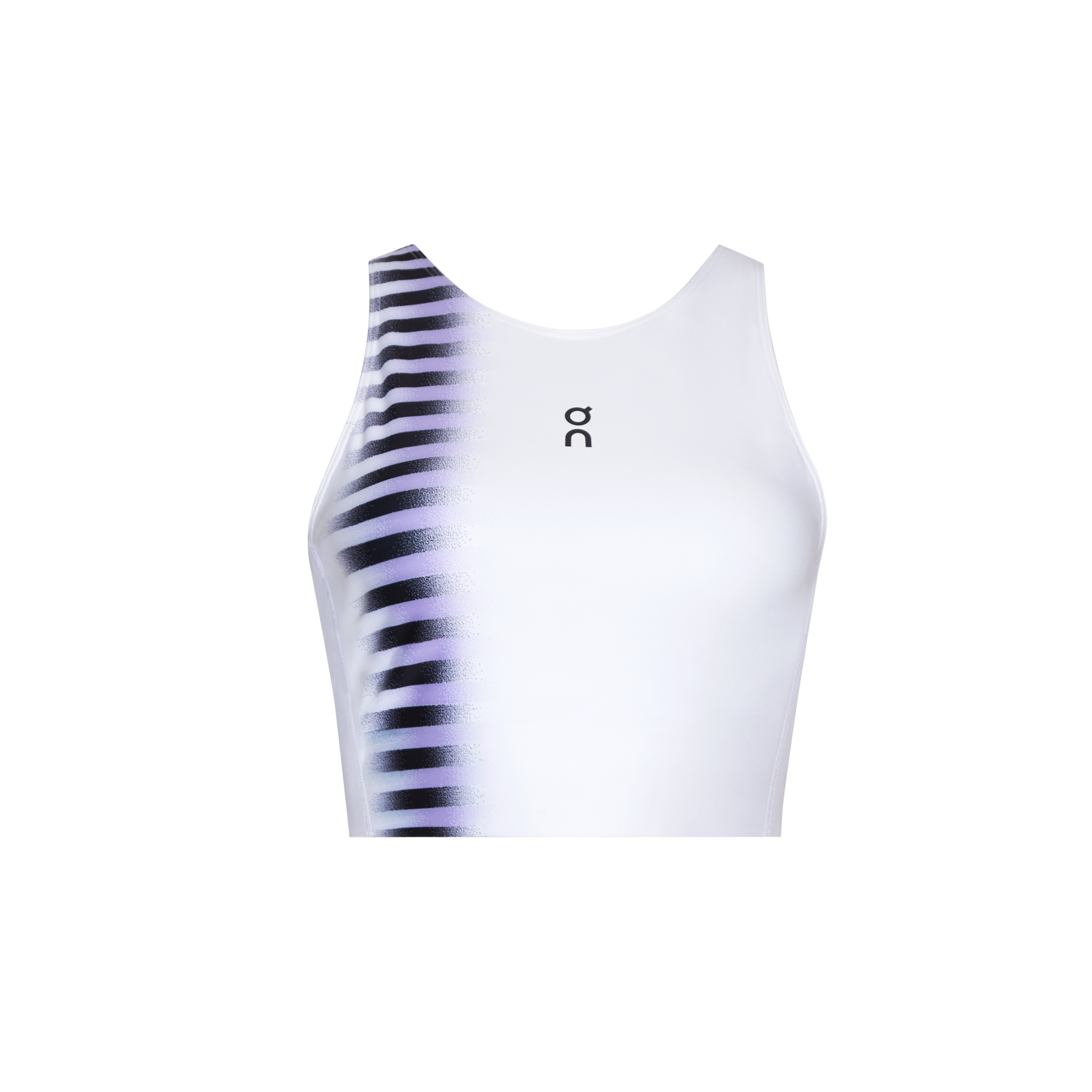On Court Crop Top Edge White | Black (Women'S)