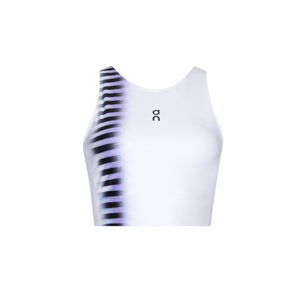On Court Crop Top Edge White | Black (Women'S)