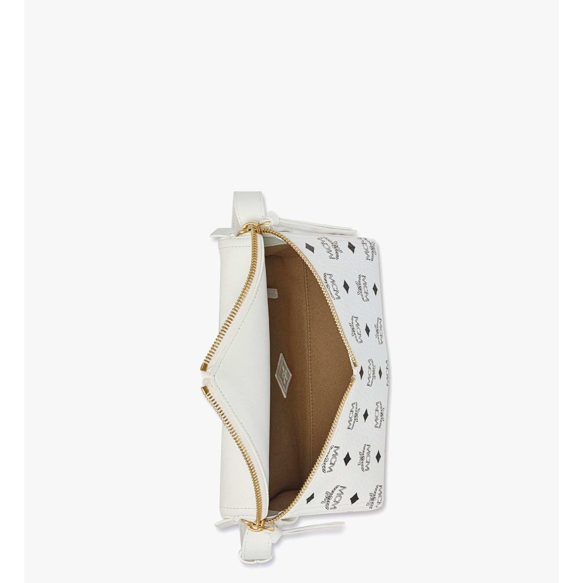 MCM Diamant 3d Shoulder Bag In Visetos Leather Mix