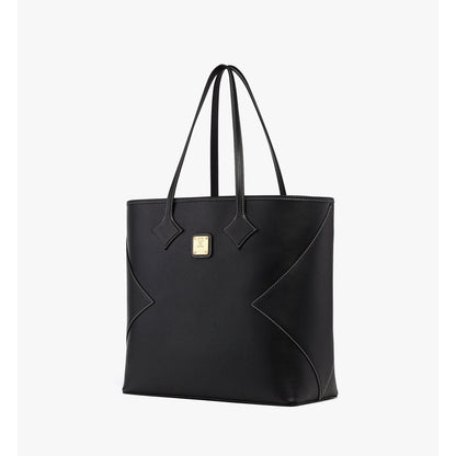 MCM Large Dia Shopper in Calfskin Leather