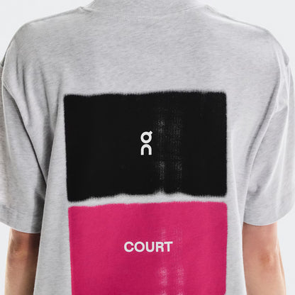 On Club-T Court Heather Gray | Pink (Women'S)