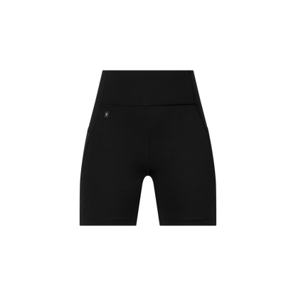 On Train Tights Short 6" Black (Women'S)