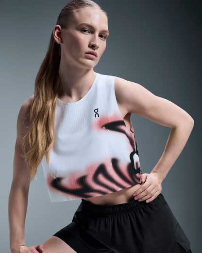 On Pace Tank Undyed-White (Women'S)