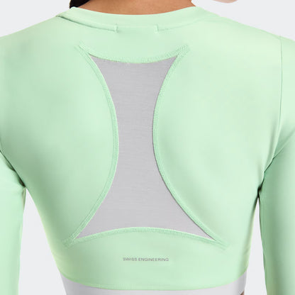 On Train Long Sleeve Crop Creek (Women'S)