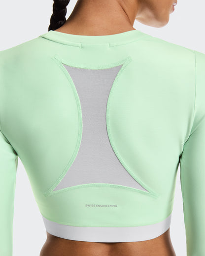 On Train Long Sleeve Crop Creek (Women'S)
