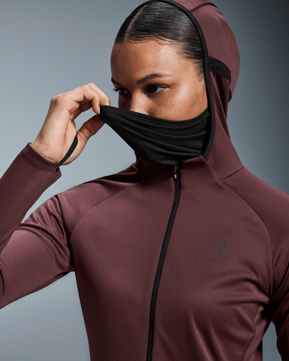 On Climate Zip Hoodie Mulberry (Women'S)