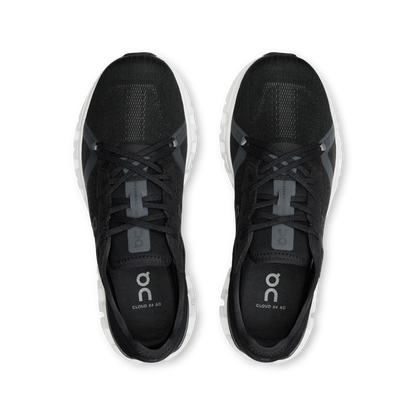 on running cloud x 4 ad black asphalt (women's)