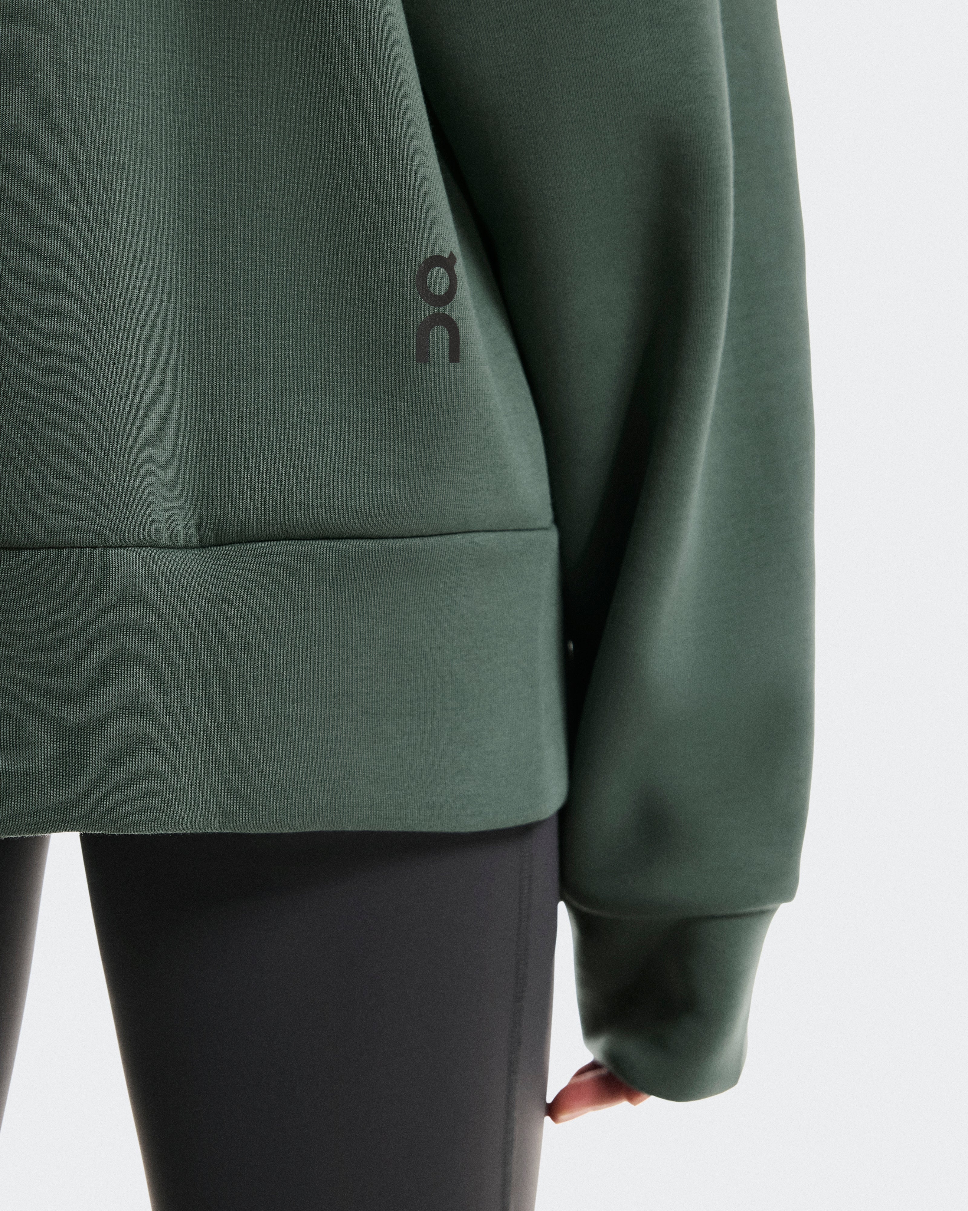 On Focus Tech Zip Hoodie Olive (Women'S)