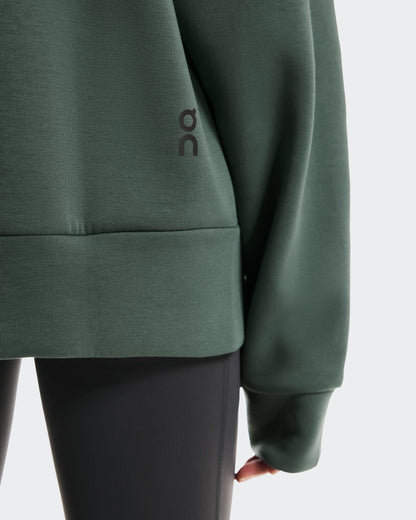 On Focus Tech Zip Hoodie Olive (Women'S)