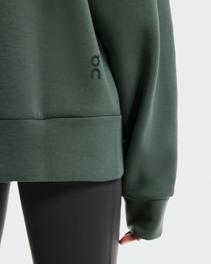 On Focus Tech Zip Hoodie Olive (Women'S)