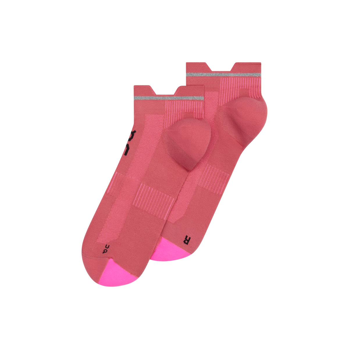On Elite Run Sock Low Camellia | Azalea