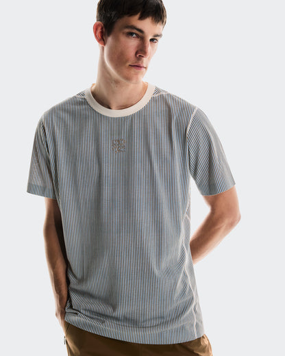 On Active T-Shirt Loewe Beige | Blue