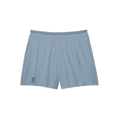 on 5" performance shorts Chambray