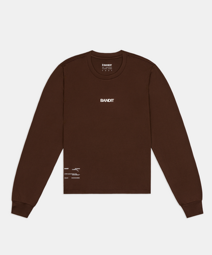 Bandit Womens Micromesh Long Sleeve Cacao