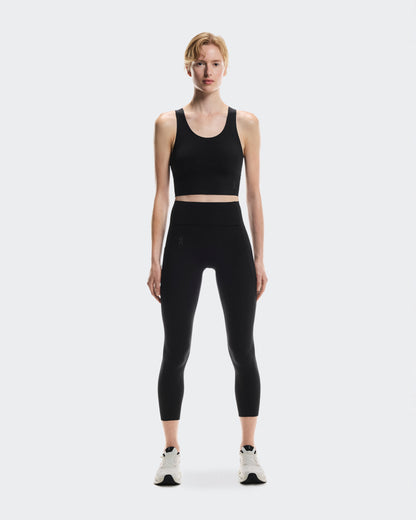 On Studio Open Back Crop Black (Women's)