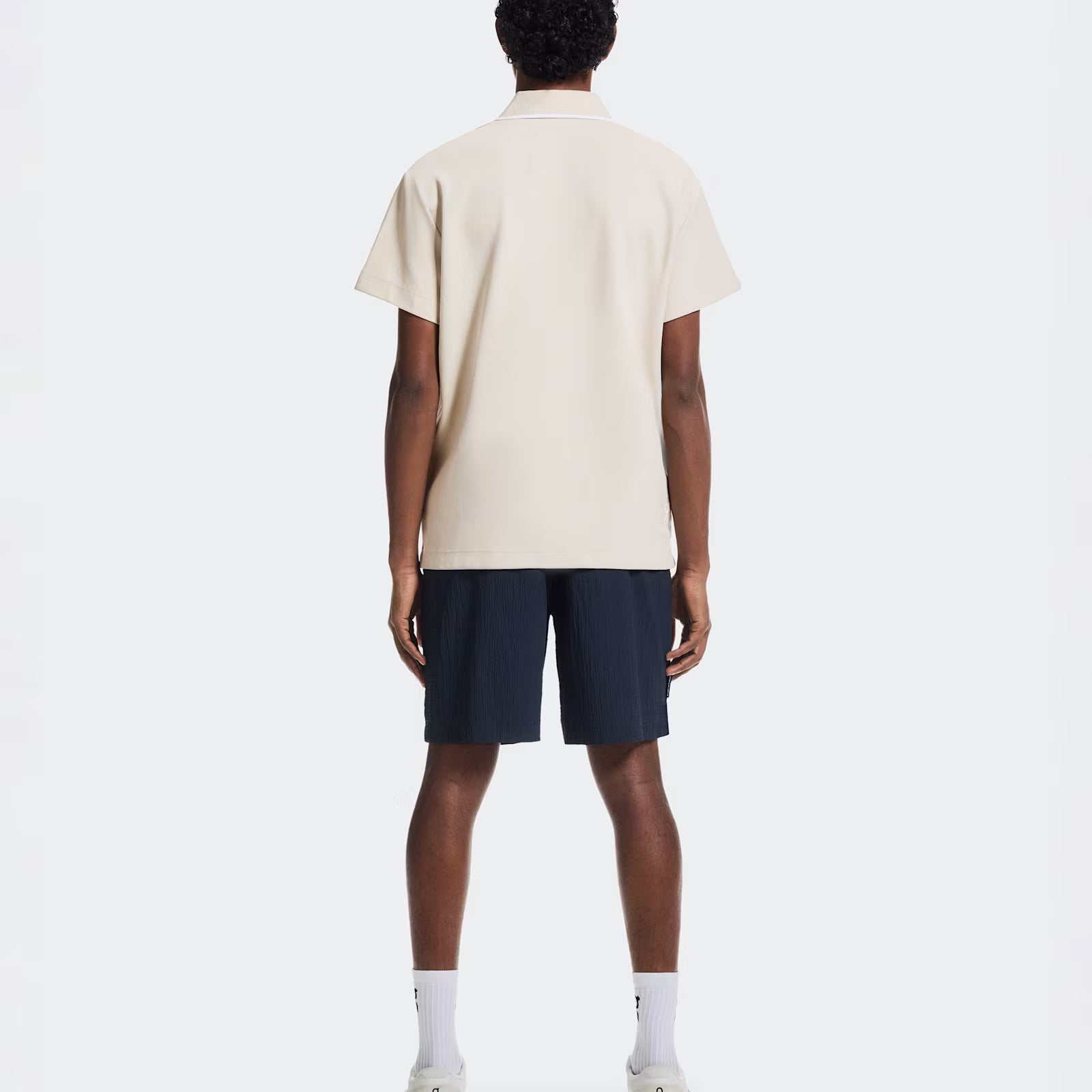 On Courtside Polo Sand | White