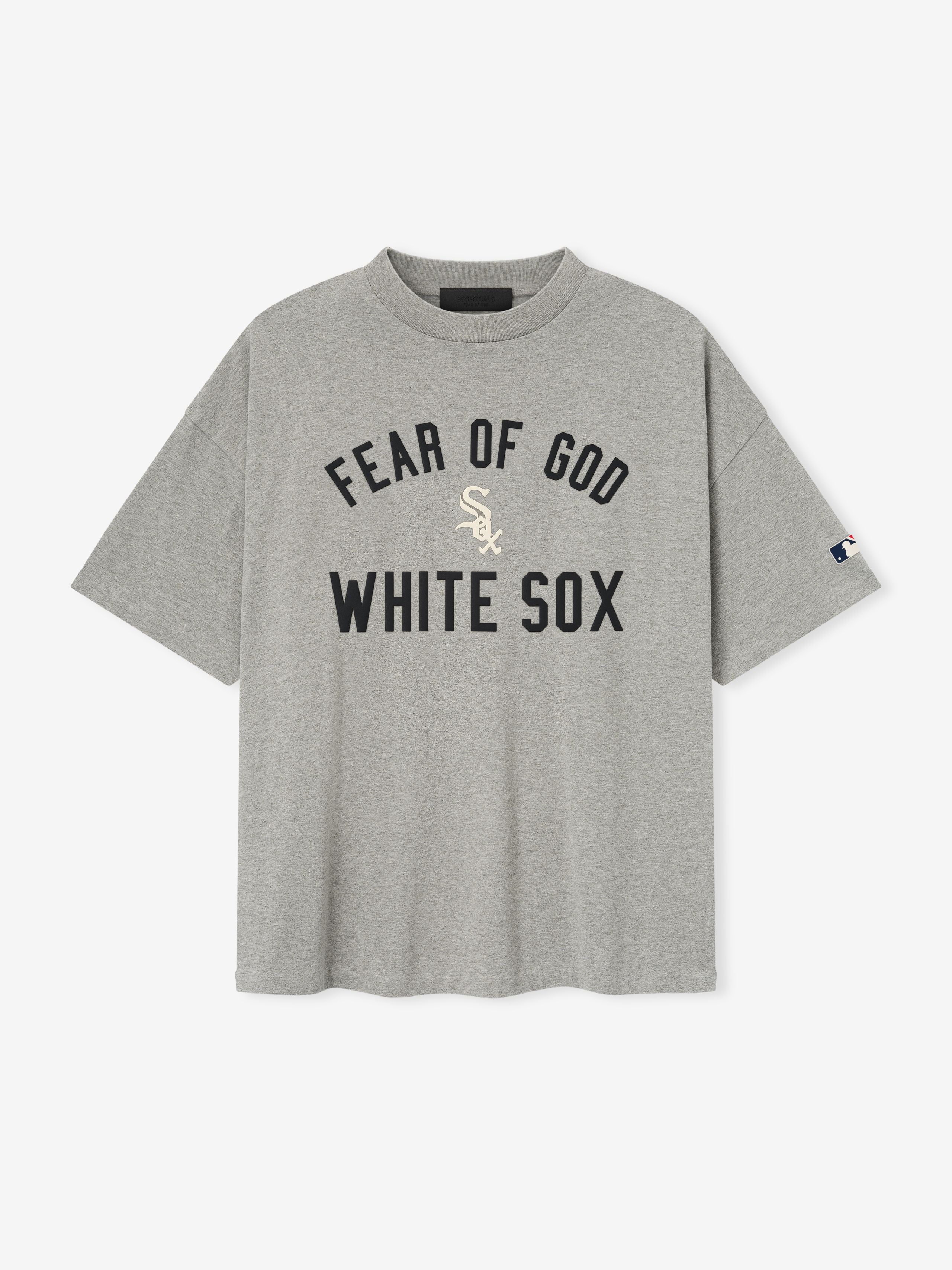 Essentials White Sox 90S Tee Concrete Heather