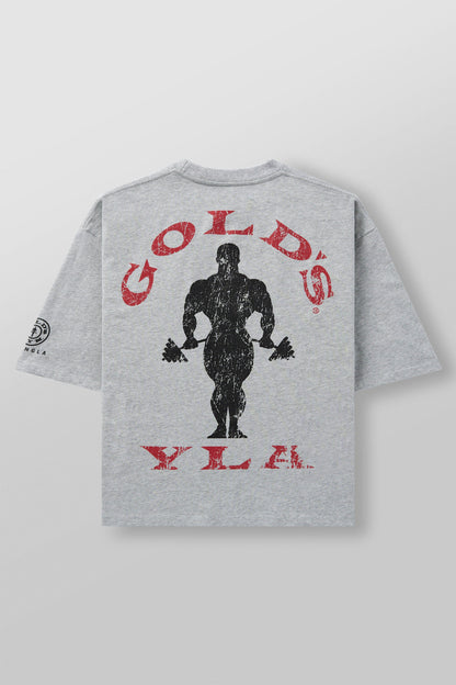 YoungLA 4002 - Golds Gym New Age Tees Heather Grey