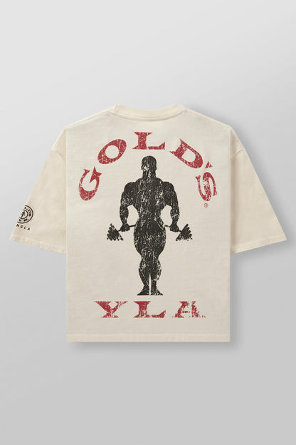 YoungLA 4002 - Golds Gym New Age Tees Off-White