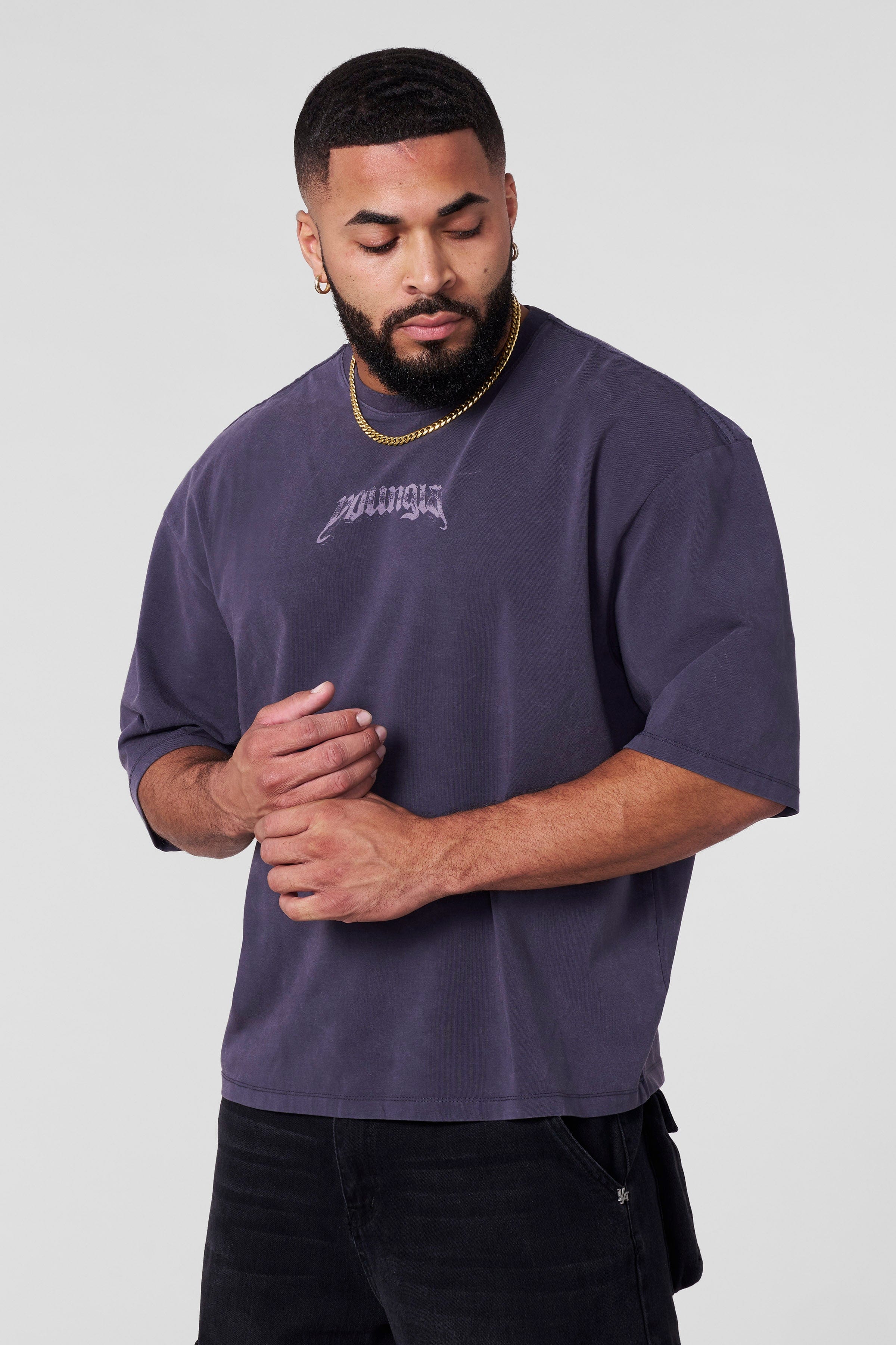 YoungLA 4005 - Galaxy Tees Purple Wash