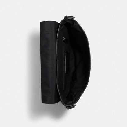 Coach Houston Map Bag Gunmetal Black