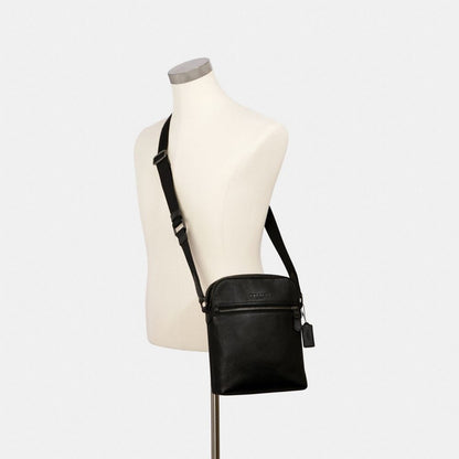Coach Houston Flight Bag Gunmetal Black