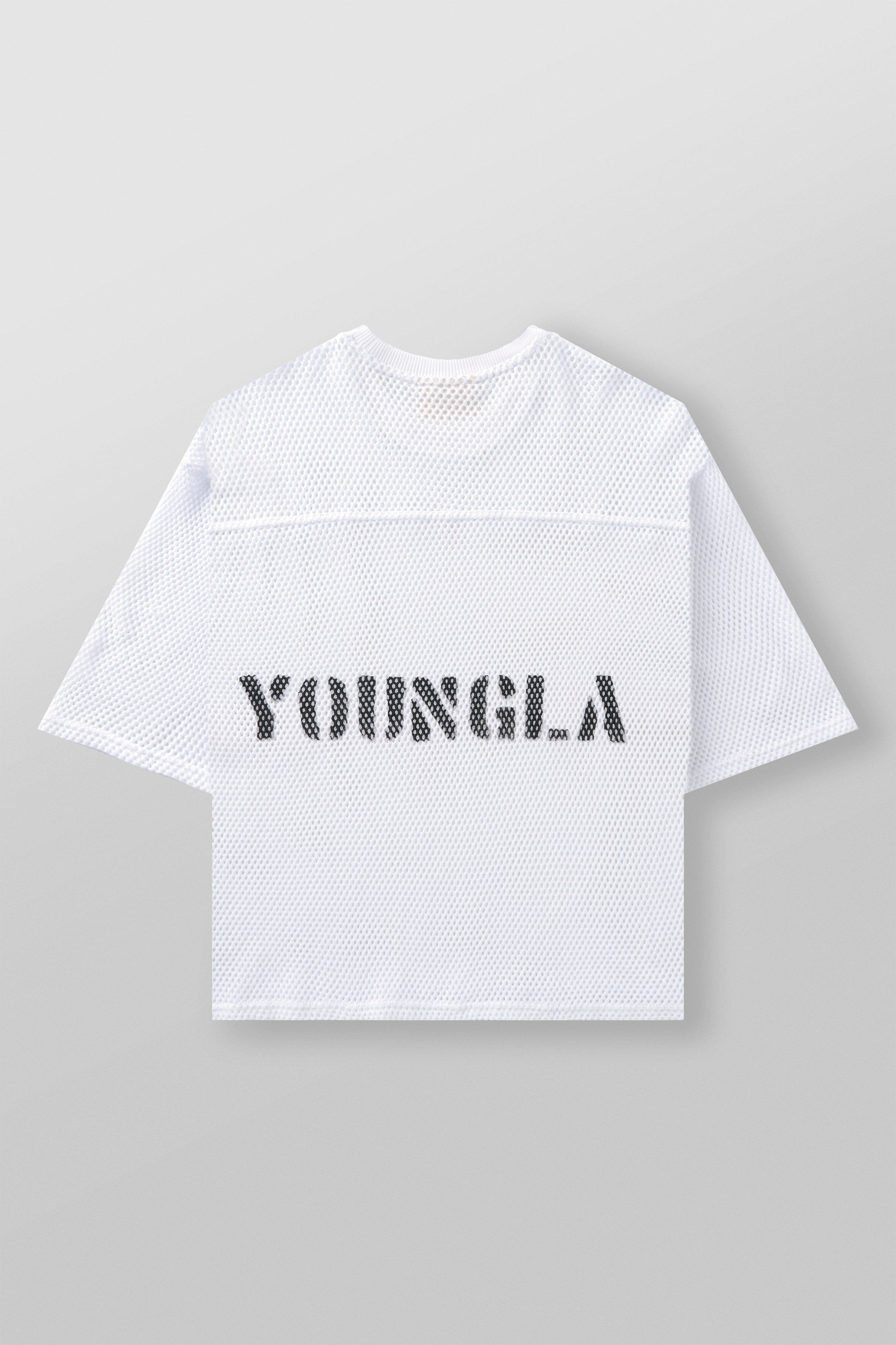 YoungLA 4022 - Cotton Mesh Tees White