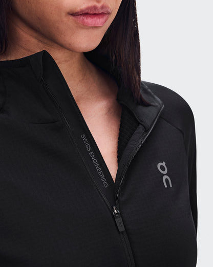 On Climate Zip Hoodie Black (Women'S)