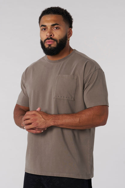 YoungLA 4035 - Tailored Pocket Tees Peat Wash