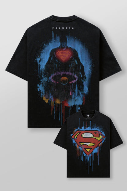 YoungLA 4044 - Superman Graphic Tees The Painting