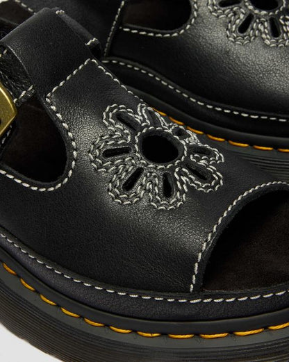 Dr Martens Dunnet Flower - Black