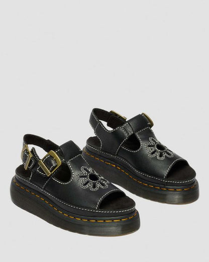 Dr Martens Dunnet Flower - Black