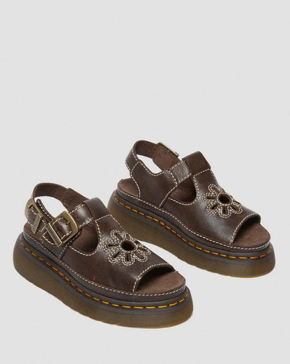 Dr Martens Dunnet Flower - Brown