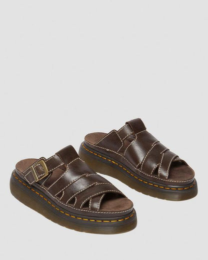 Dr Martens Maxxy Slide - Brown