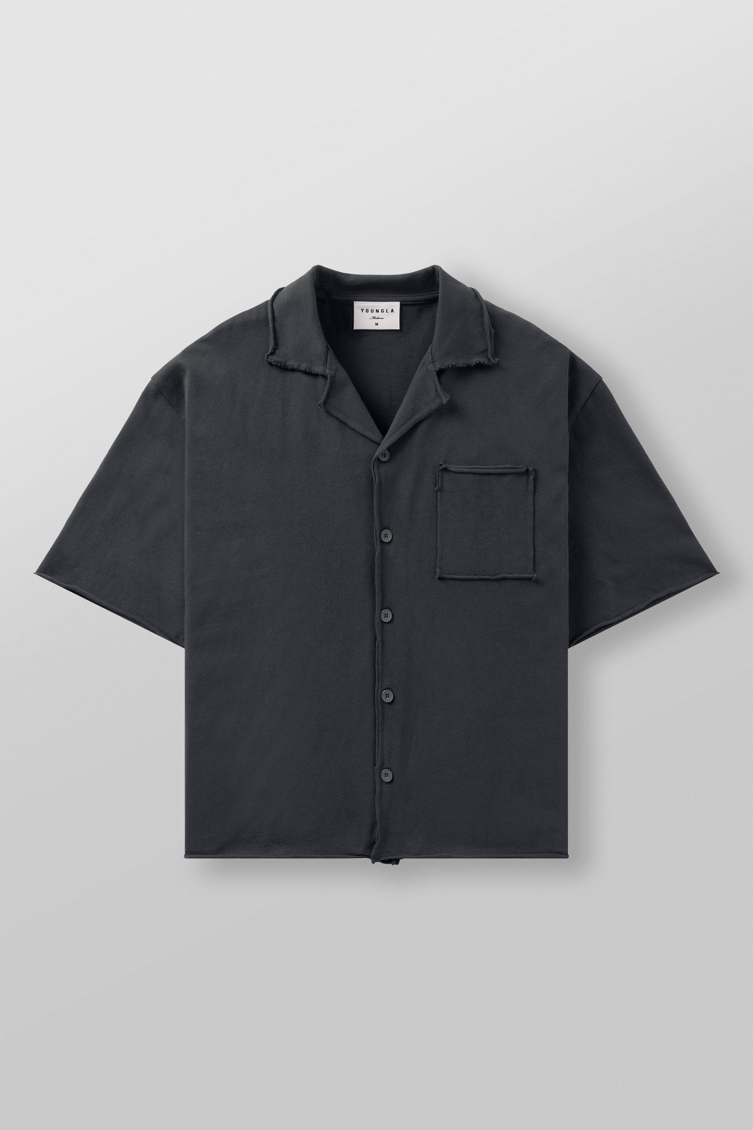 YoungLA 4054 - Streetwear Button-Ups Charcoal