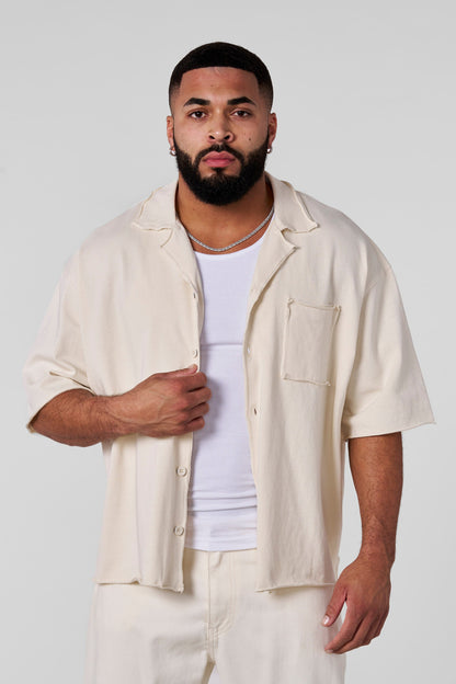 YoungLA 4054 - Streetwear Button-Ups Off-White