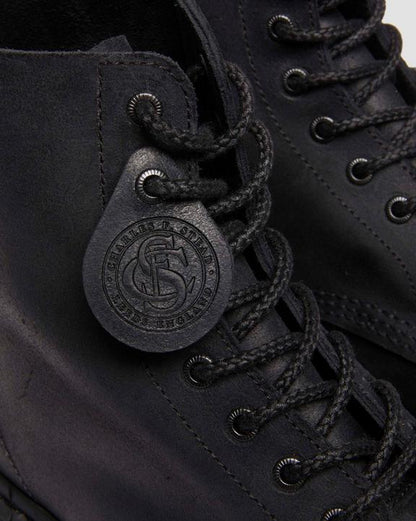 Dr. Martens Bex Bump Toe Leather Boots Black - Mens