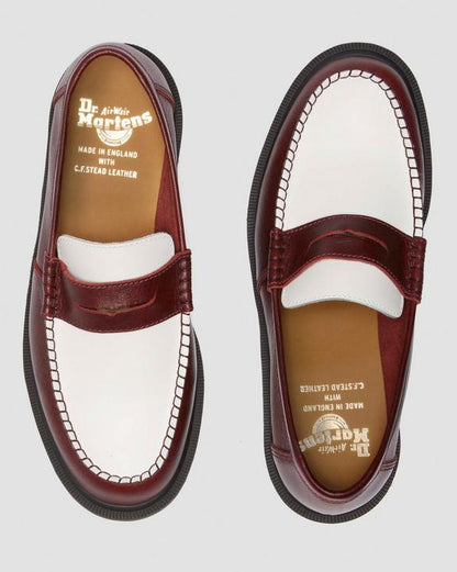 Dr Martens Penton Made In England - Burgundy+White