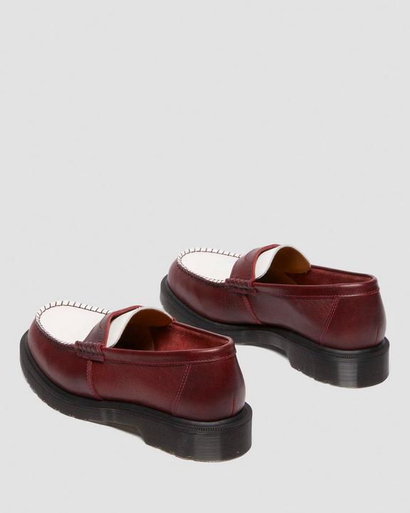 Dr Martens Penton Made In England - Burgundy+White