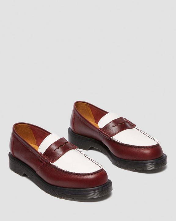 Dr Martens Penton Made In England - Burgundy+White