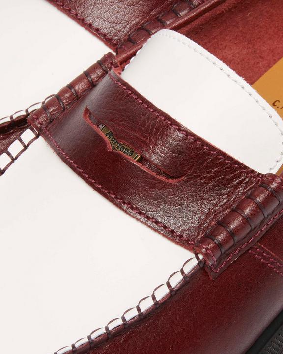 Dr Martens Penton Made In England - Burgundy+White
