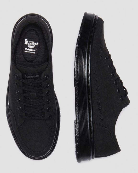 Dr. Martens Brookline Black Canvas - Womens