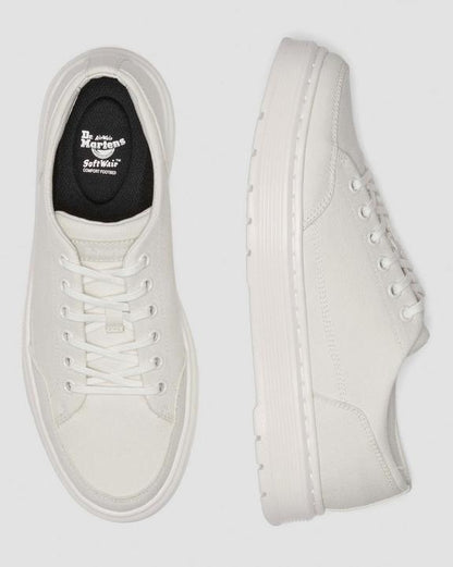 Dr. Martens Brookline Off White Canvas - Womens