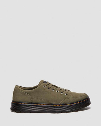 Dr. Martens Brookline Dms Olive Canvas - Womens