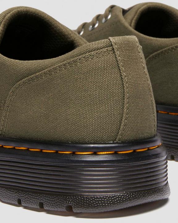 Dr. Martens Brookline Dms Olive Canvas - Womens