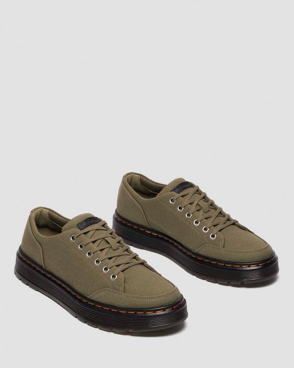 Dr. Martens Brookline Dms Olive Canvas - Mens