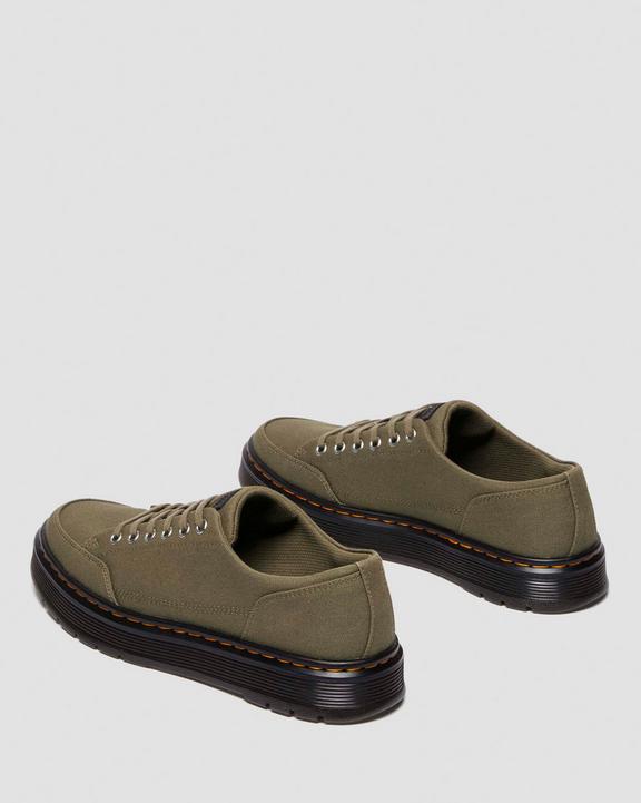 Dr. Martens Brookline Dms Olive Canvas - Womens